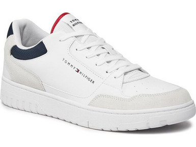 Tommy Hilfiger Ανδρικά Sneakers Λευκά FM0FM05058-YBS