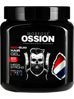 Morfose Ossion Barber Line Ultra Strong Gel Μαλλιών Ανδρικό Πολύ Δυνατό Κράτημα 300ml