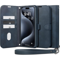 Spigen Wallet S Pro Navy Blue (iPhone 15 Pro)