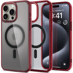 Spigen Ultra Hybrid MagSafe Back Cover Frost Deep Red (iPhone 15 Pro)