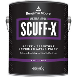 Benjamin Moore Ultra Spec SCUFF-X Πλαστικό Χρώμα Εσωτερικού Χώρου Βάση 1 Ματ 3.785lt