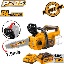 Ingco CGSLI201286 Αλυσοπρίονο Μπαταρίας 20V 3kg με Λάμα 30cm