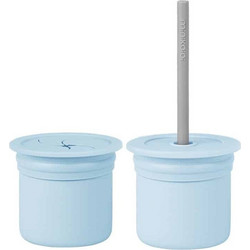 Minikoioi Sip & Snack Mineral Blue/Powder Grey 180ml