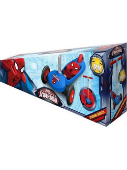 Stamp Spider-Man Παιδικό Πατίνι Τρίτροχο Μπλε Κόκκινο SM250045