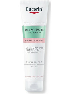 Eucerin Dermopure Oil Control Triple Effect Concentrated Gel Ντεμακιγιάζ για Λιπαρή Επιδερμίδα 150ml