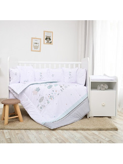 Lorelli Trend Plus Giraffe Σετ Κούνιας Light Blue 8τμχ