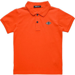 Replay Παιδικό Polo Κοντομάνικο Πορτοκαλί SB7524-063-21868-559