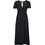 Billabong Jet Set Midi Καλοκαιρινό Βραδινό Φόρεμα Μαύρο EBJWD00134-BPB