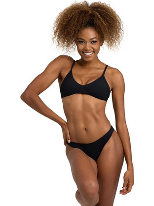 Arena Solid Triangle Αθλητικό Γυναικείο Μαγιό Bikini Set Μαύρο 006127-500