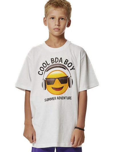 Body Action Παιδικό T-Shirt Κοντομάνικο Λευκό 054405-02