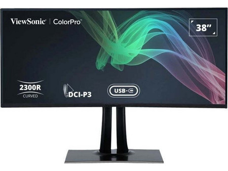 ViewSonic VP3881A Ultrawide IPS HDR Curved Gaming Monitor 37.5" 3840x1600 QHD 75Hz 5ms
