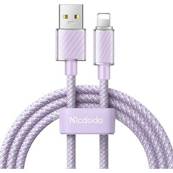 Mcdodo CA-3642 Braided USB-A to Lightning Cable 1.2m Purple 6921002636520
