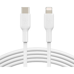 Belkin USB-C to Lightning Cable 1m White CAA003BT1MWH