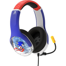 PDP RealMz Sonic Go Fast Gaming Headset Over Ear White Blue