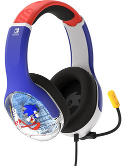 PDP RealMz Sonic Go Fast Gaming Headset Over Ear White Blue