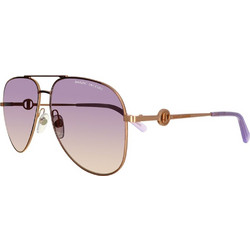Marc Jacobs MARC653S HZJ Γυναικεία Γυαλιά Ηλίου Μάσκα Μεταλλικά Χρυσά με Μωβ Degradee Φακό