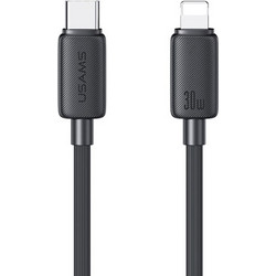 Usams US-SJ692 USB-C to Lightning Cable 30W 1m Black SJ712USB01
