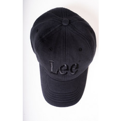 Lee Ανδρικό Καπέλο Jockey Υφασμάτινο Μαύρο LG42RYUK