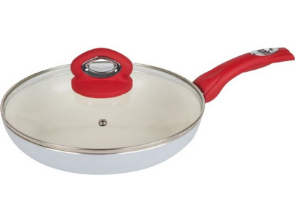 Hausberg HB-H716AB Τηγάνι Αντικολλητικό με Καπάκι 24cm CERAMICPAN