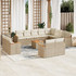 vidaXL Σετ Σαλόνι Κήπου Rattan 13τμχ Μπεζ 3226520