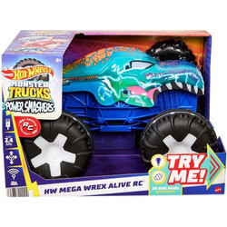 Mattel Hot Wheels Monster Trucks Mega Wrex Alive Τηλεκατευθυνόμενο Τζιπ 1:15 JBD90