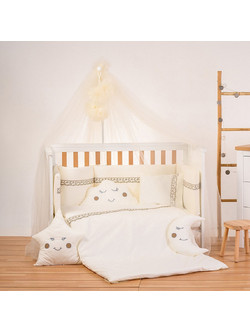 Abo Cloud Σετ Κούνιας Beige 11τμχ