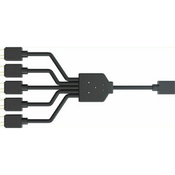 Cooler Master Addressable RGB 1-to-5 LED Splitter