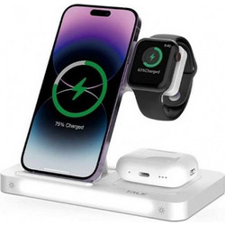 Devia DEVEA405 Ασύρματος Φορτιστής Qi Pad 15W White