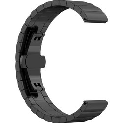 Techsuit W012 Λουράκι Μεταλλικό Black (Univesal 22mm)