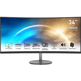 MSI Pro MP341CQ Ultrawide VA Curved Monitor 34" 3440x1440 QHD 100Hz 4ms