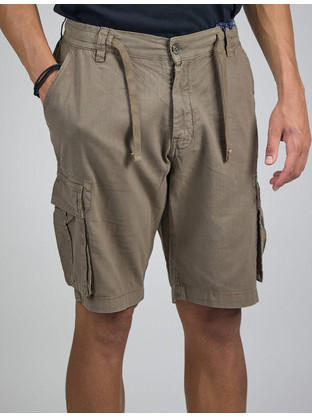 Explorer Ανδρική Βερμούδα Cargo Χακί 2421107003