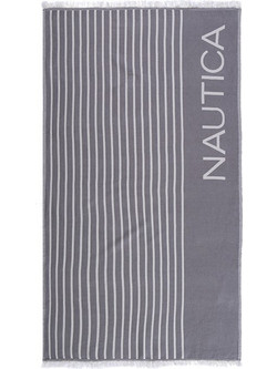 Nautica Πετσέτα Θαλάσσης Γκρι 90x170cm