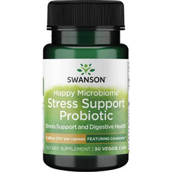 Swanson Happy Microbiome Stress Support Probiotic Προβιοτικά 60 Κάψουλες