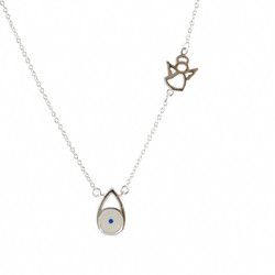 Silverline Γυναικείο Κολιέ Ματάκι από Ασήμι 925 4565