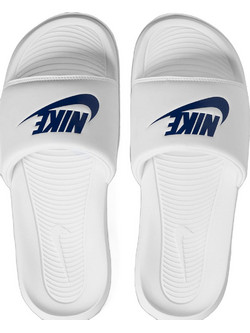 Nike Victori One Ανδρικές Παντόφλες Καλοκαιρινές Κολυμβητηρίου Λευκές CN9675-102