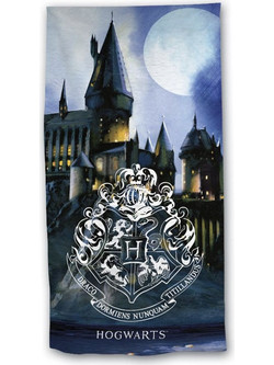 Borea Hogwarts Παιδική Πετσέτα Θαλάσσης Microfiber Μπλε 70x140cm