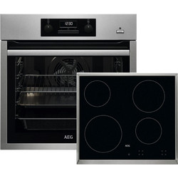 AEG Φούρνος Ηλεκτρικός Άνω Πάγκου 72lt 59.5cm BES351111M με Κεραμικές Εστίες HK624000XB