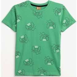 Funky Παιδικό T-Shirt Κοντομάνικο Πράσινο 124-105110-1
