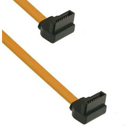 Detech 18152 Καλώδιο Σκληρού Δίσκου 7-Pin SATA III to 7-Pin SATA II 0.3m Orange Yellow