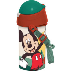 Gim Mickey Παιδικό Παγούρι Πλαστικό Καφέ-Πράσινο 500ml