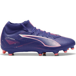 Puma Ultra 5 Play+ FG/AG 107688-01 Ποδοσφαιρικά Παπούτσια με Τάπες και Καλτσάκι Μωβ