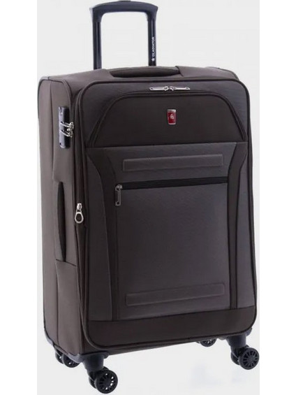 Gradiator 101107 Βαλίτσα Μεσαία 68x42x27cm με 4 Ρόδες Καφέ