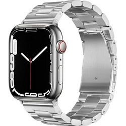 Forcell F-Design FA10 Λουράκι Μεταλλικό Silver (Apple Watch 42 / 44 / 45 / 49mm)