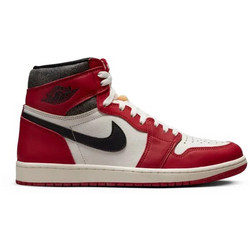 Jordan Air 1 Retro High OG Ανδρικά Sneakers Μποτάκια Λευκά Κόκκινα DZ5485-612