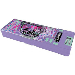 Graffiti Retro Teddy Bear Κασετίνα Λιλά 242642