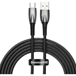 Baseus Glimmer Series Braided USB-A to USB-C 100W 2m Black BASCADH000501