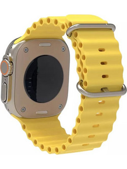 KLGO Λουράκι Σιλικόνης Yellow (Apple Watch 42 / 44 / 45 / 49mm)