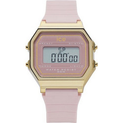 Ice Watch Ψηφιακό Γυναικείο Ρολόι με Ροζ Καουτσούκ Λουράκι IC022056