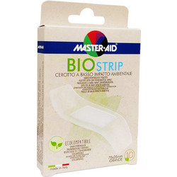 Master Aid Bio Strip Αυτοκόλλητα Επιθέματα 7.8x2.6cm 10τμχ
