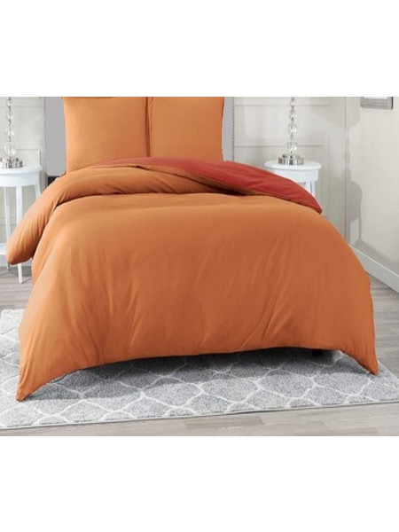 MayHome Σετ Σεντόνια Διπλά Βαμβακερά 200x240 2220348119 Κεραμιδί